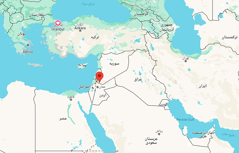 محل اقامت شهید صادق امیدزاده در دمشق کجا بود؟ | نقشه هوایی | مستشار اطلاعاتی در ۲۰۰ کیلومتری تلآویو