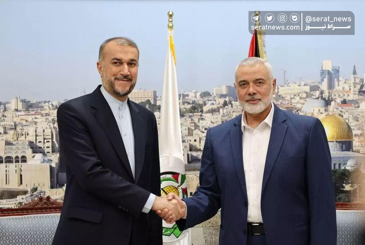 گفتگوی امیرعبداللهیان با اسماعیل هنیه