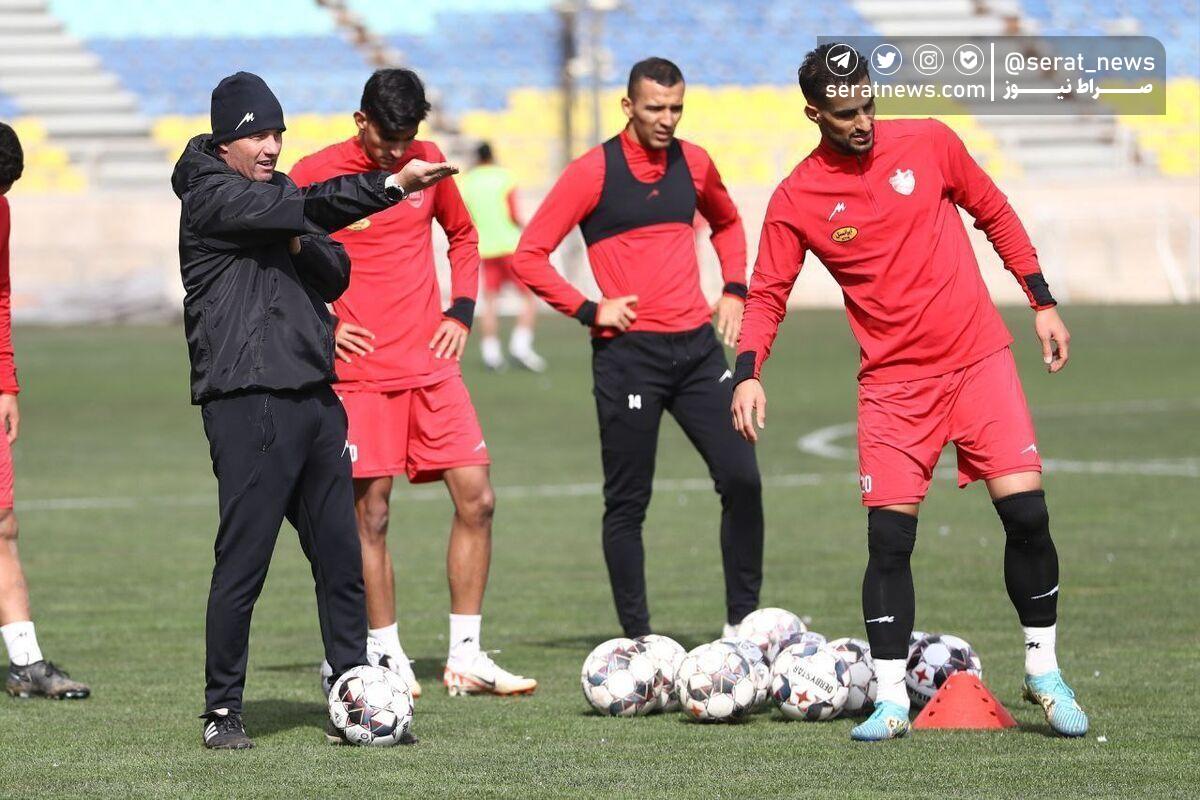 اوسمار و بازیکنان پرسپولیس تمرین کردند