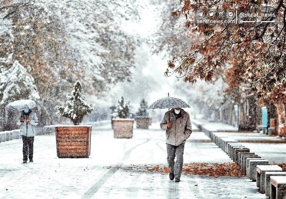 هشدار بارش برف و کولاک در ۲۱ استان