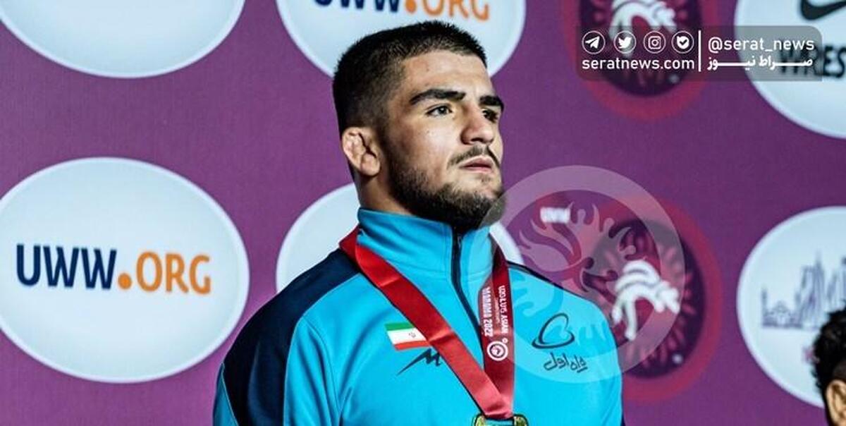 عظیمی تنها فینالیست ایران در کشتی آزاد