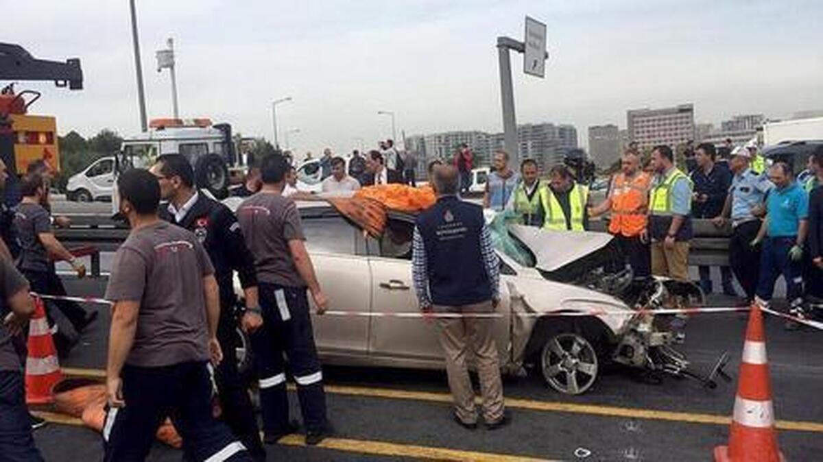 تصادف در بزرگراه استانبول ۵ کشته برجای گذاشت