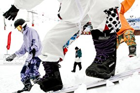 تصاویر| پیست بین‌المللی اسکی دیزین