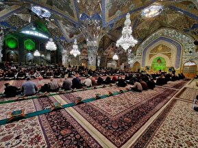 فیلم/ آخرین چهارشنبه زیارتی حرم منور رضوی در سال ۱۴۰۲