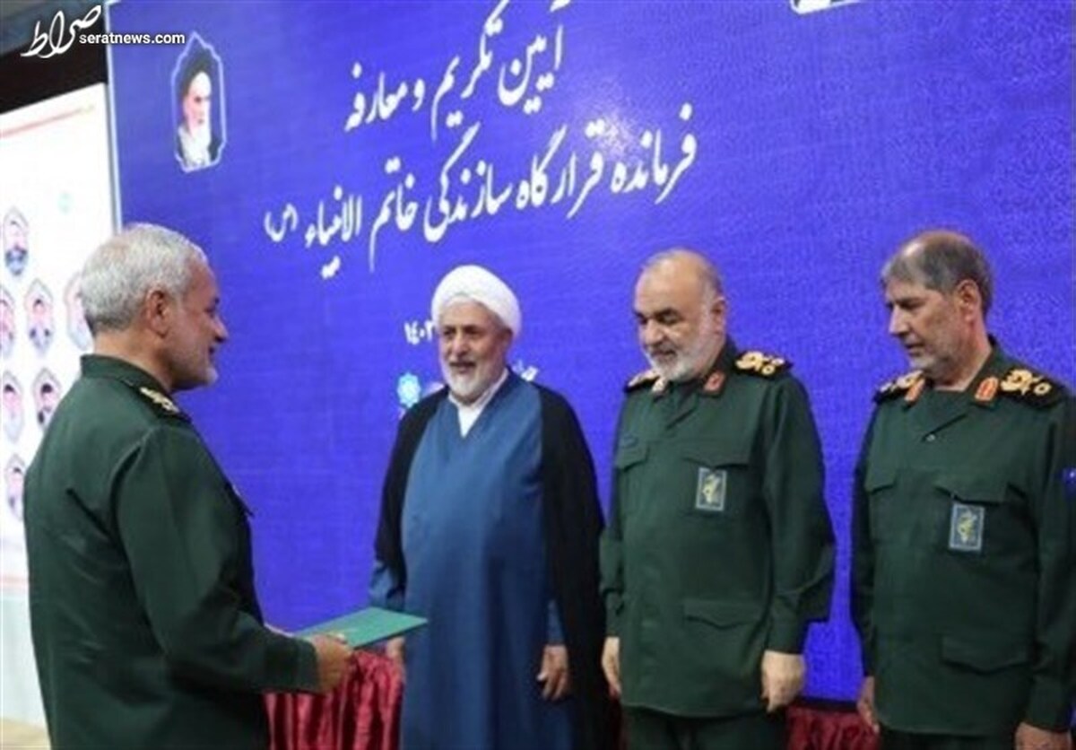 سردار عبدالرضا عابد فرمانده قرارگاه سازندگی خاتم الانبیا(ص) شد