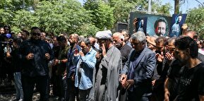 تصاویر/مراسم تشییع پیکر حسام محمودی
