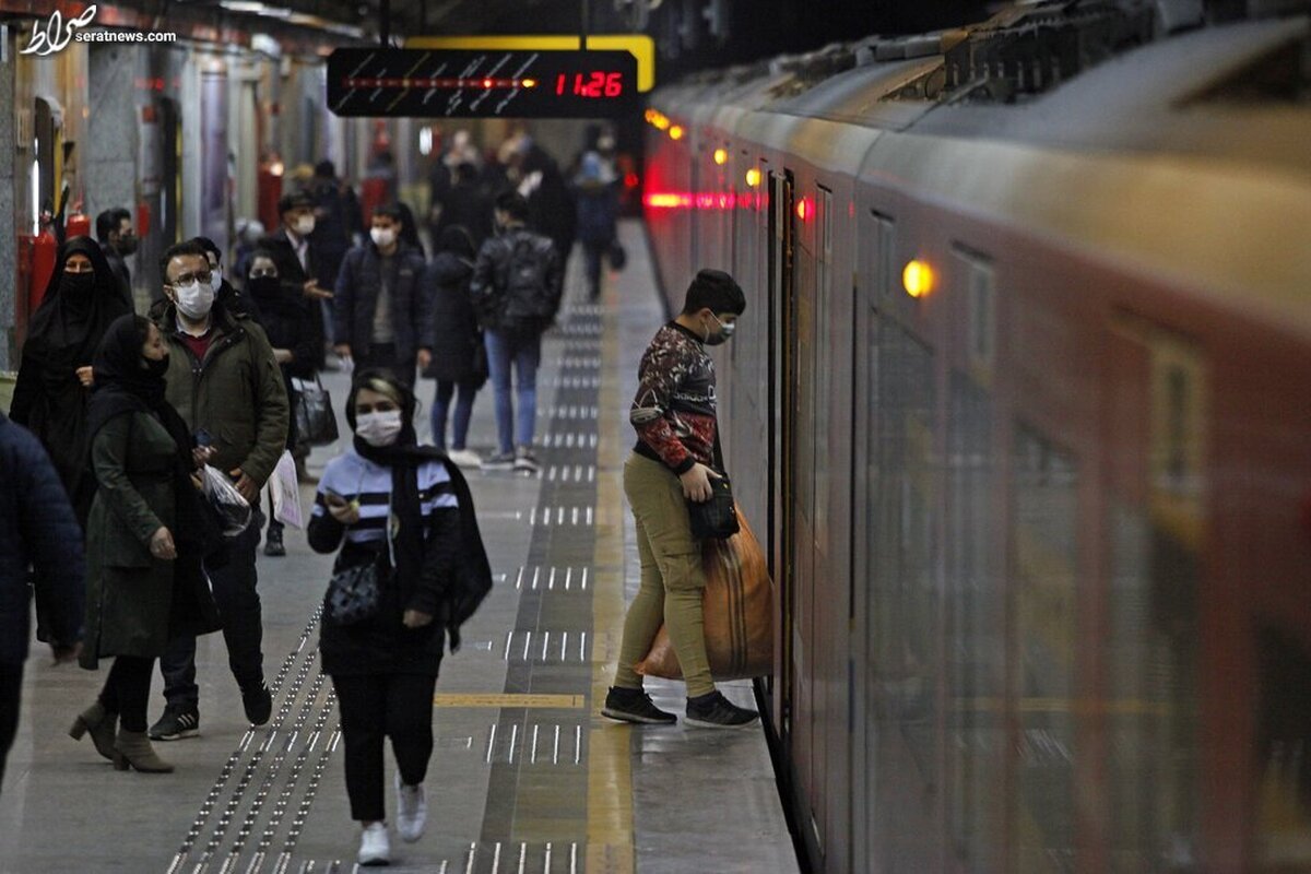 انتقال مجروحان با مترو در زمان بحران