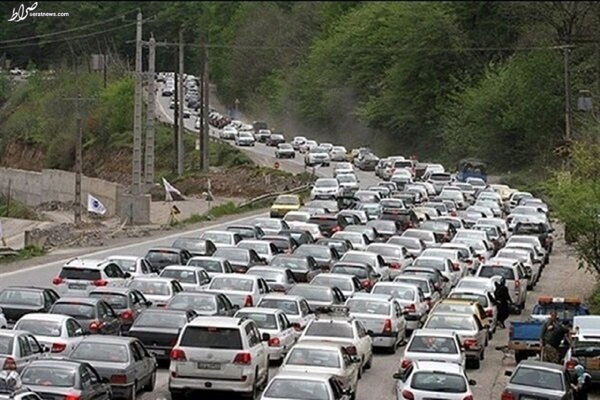 جاده چالوس به سمت تهران یک‌طرفه می‌شود