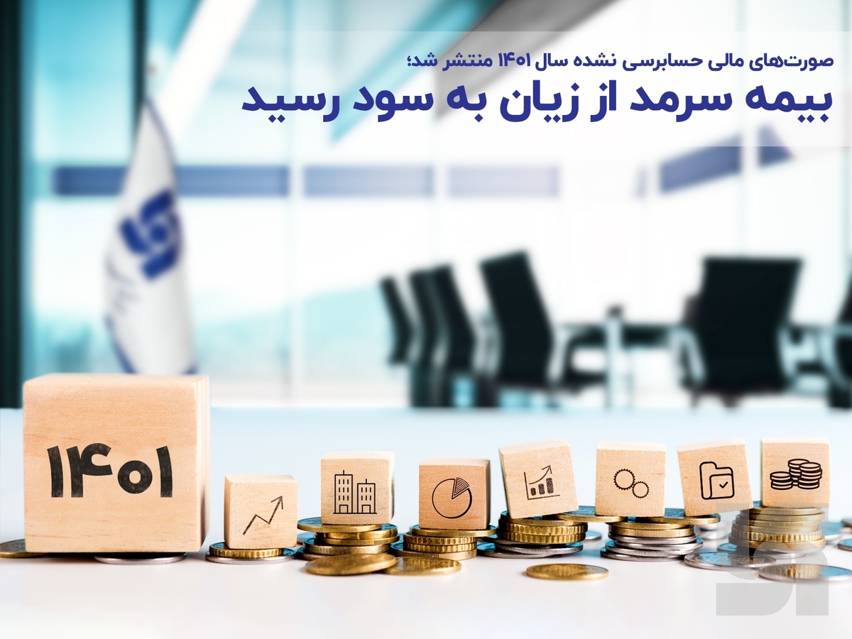صورتهای مالی حسابرسی نشده سال ۱۴۰۱ منتشر شد؛ بیمه سرمد از زیان به سود رسید
