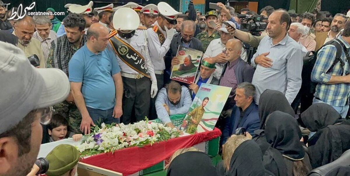 وداع با پیکر شهید جانی بت اوشانا +تصاویر
