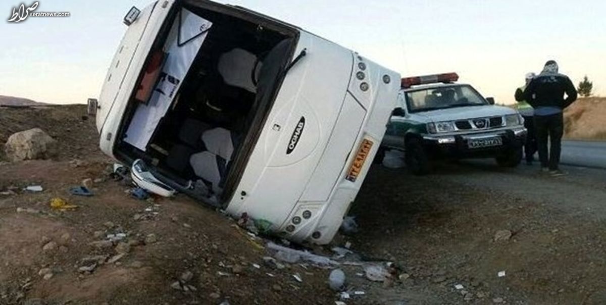 ۲۷ کشته و مصدوم در واژگونی اتوبوس در قزوین