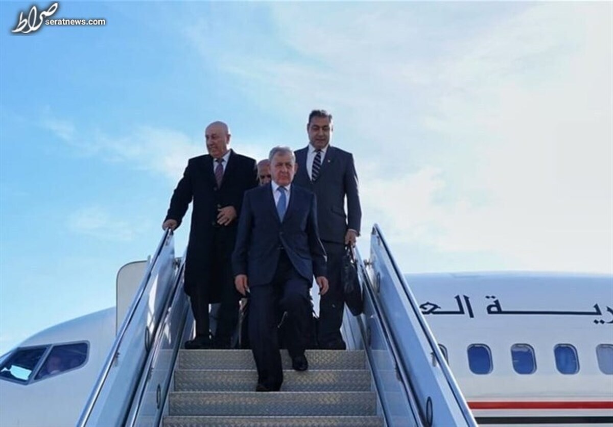 حادثه برای رئیس جمهور عراق در فرودگاه بغداد