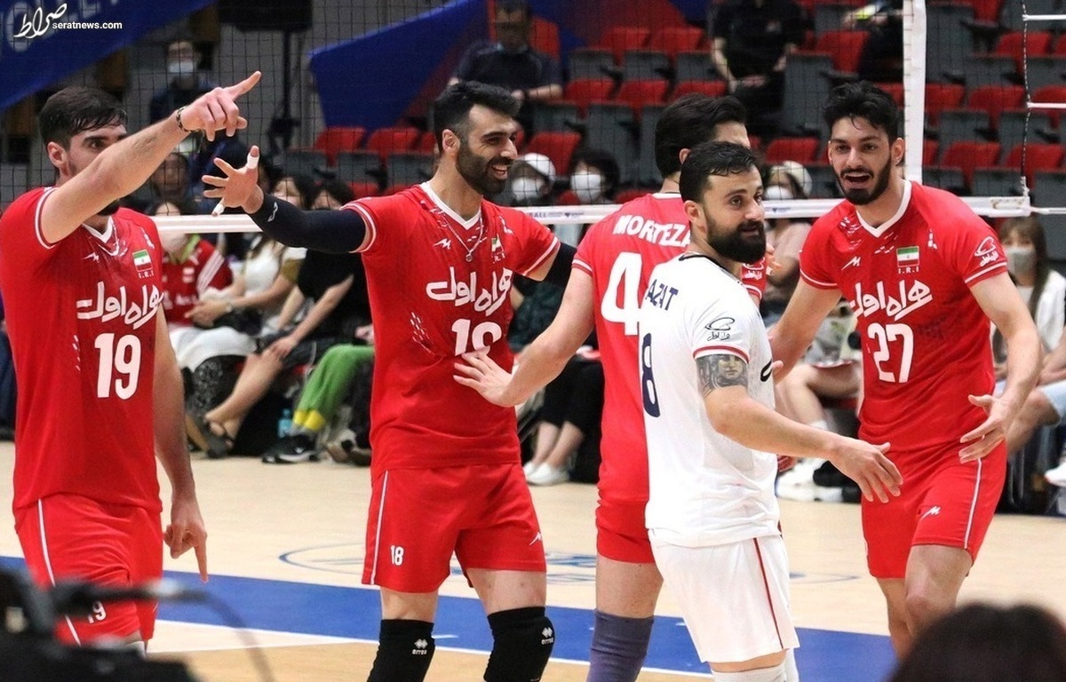 نخستین برد تیم ملی والیبال ایران در جام ملت‌ها