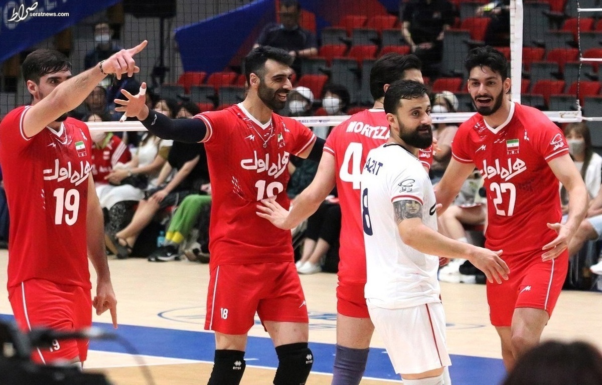نخستین برد تیم ملی والیبال ایران در جام ملتها