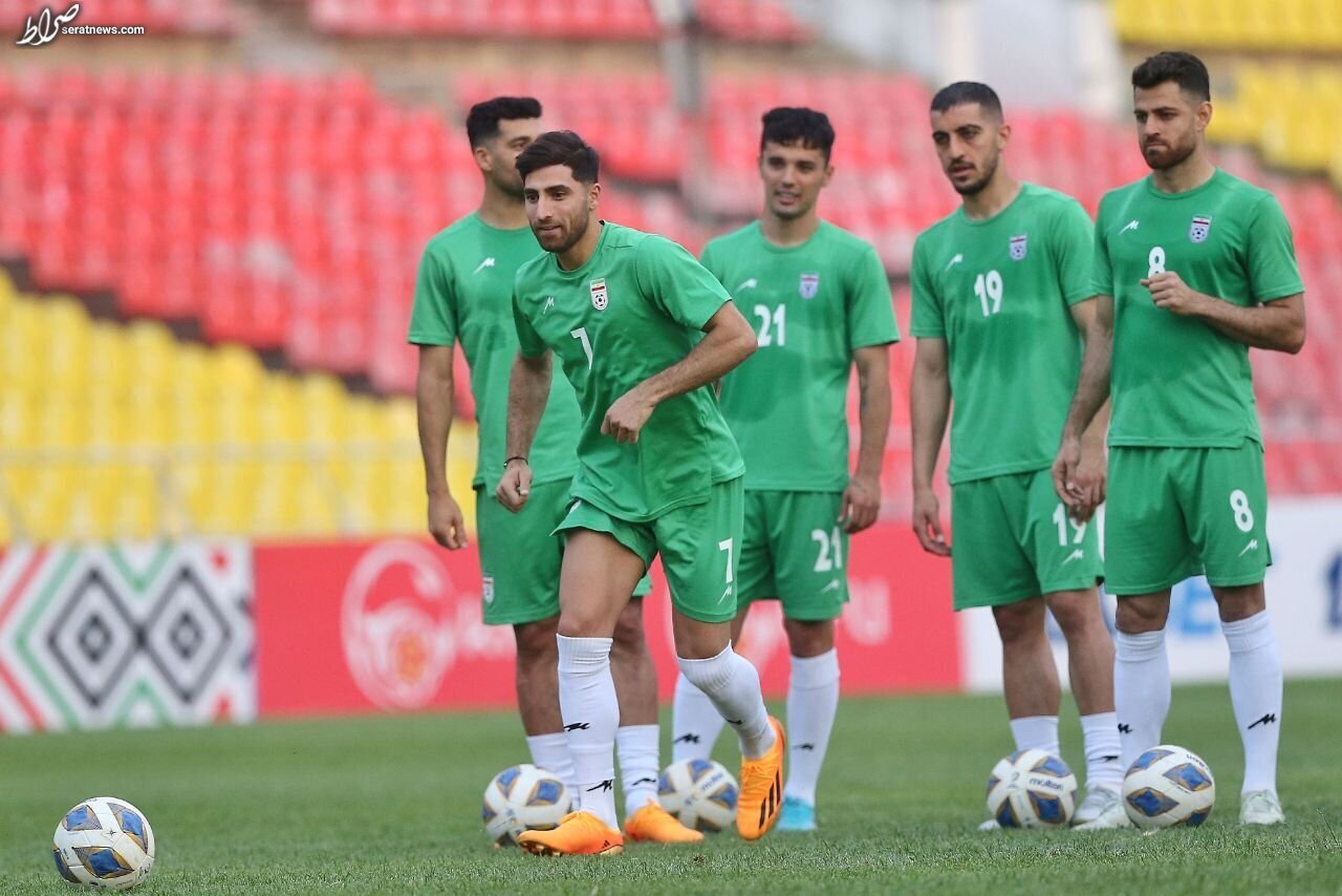 برگزاری تمرین تیم ملی فوتبال قبل از دیدار با افغانستان + عکس