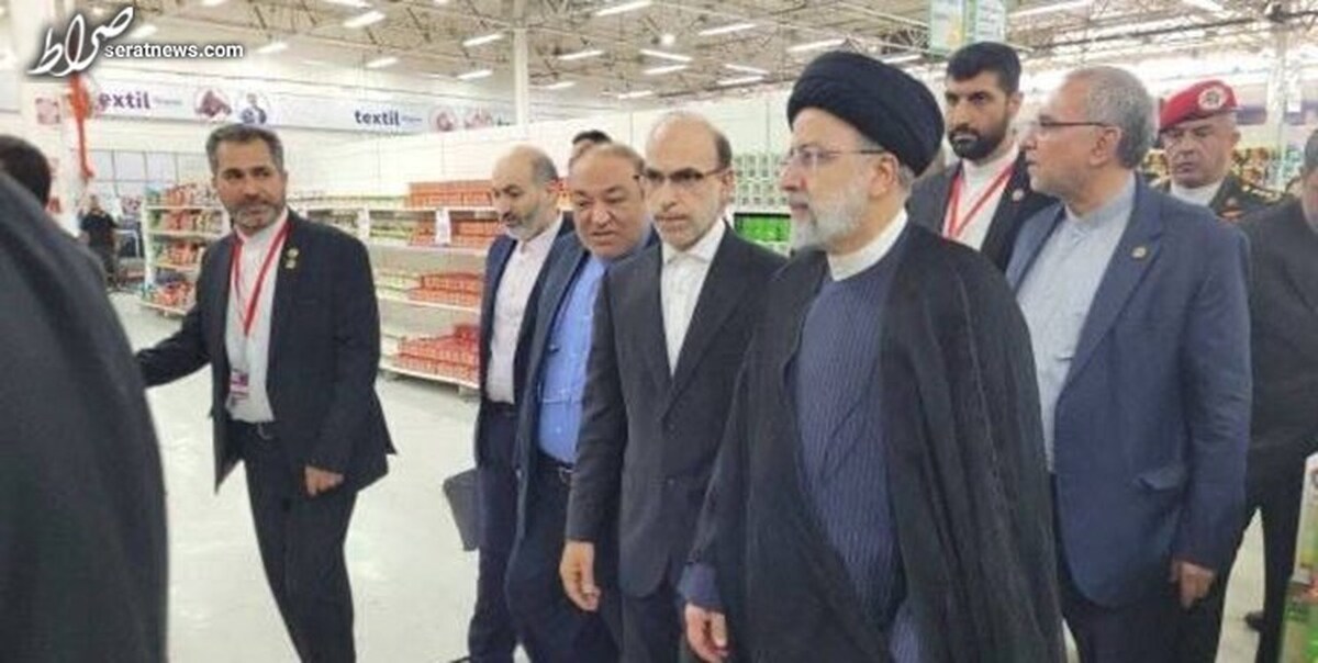 بازدید رئیسی از فروشگاه ایرانی مگاسیس در کاراکاس