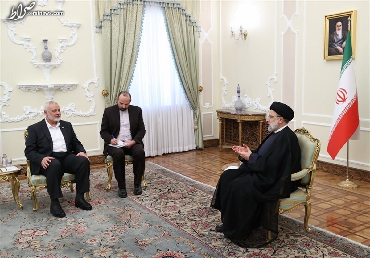 رئیسی در دیدار هنیه: جبهه مقاومت در حال تغییر موازنه قدرت است