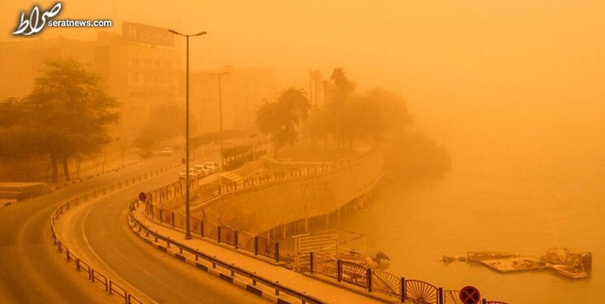 هشدار نارنجی هواشناسی برای ۶ استان و پیش‌بینی گرد و خاک