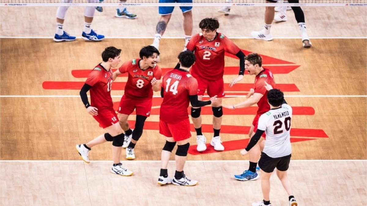 مدال تاریخی ژاپن در لیگ ملت‌های والیبال با پیروزی مقابل ایتالیا