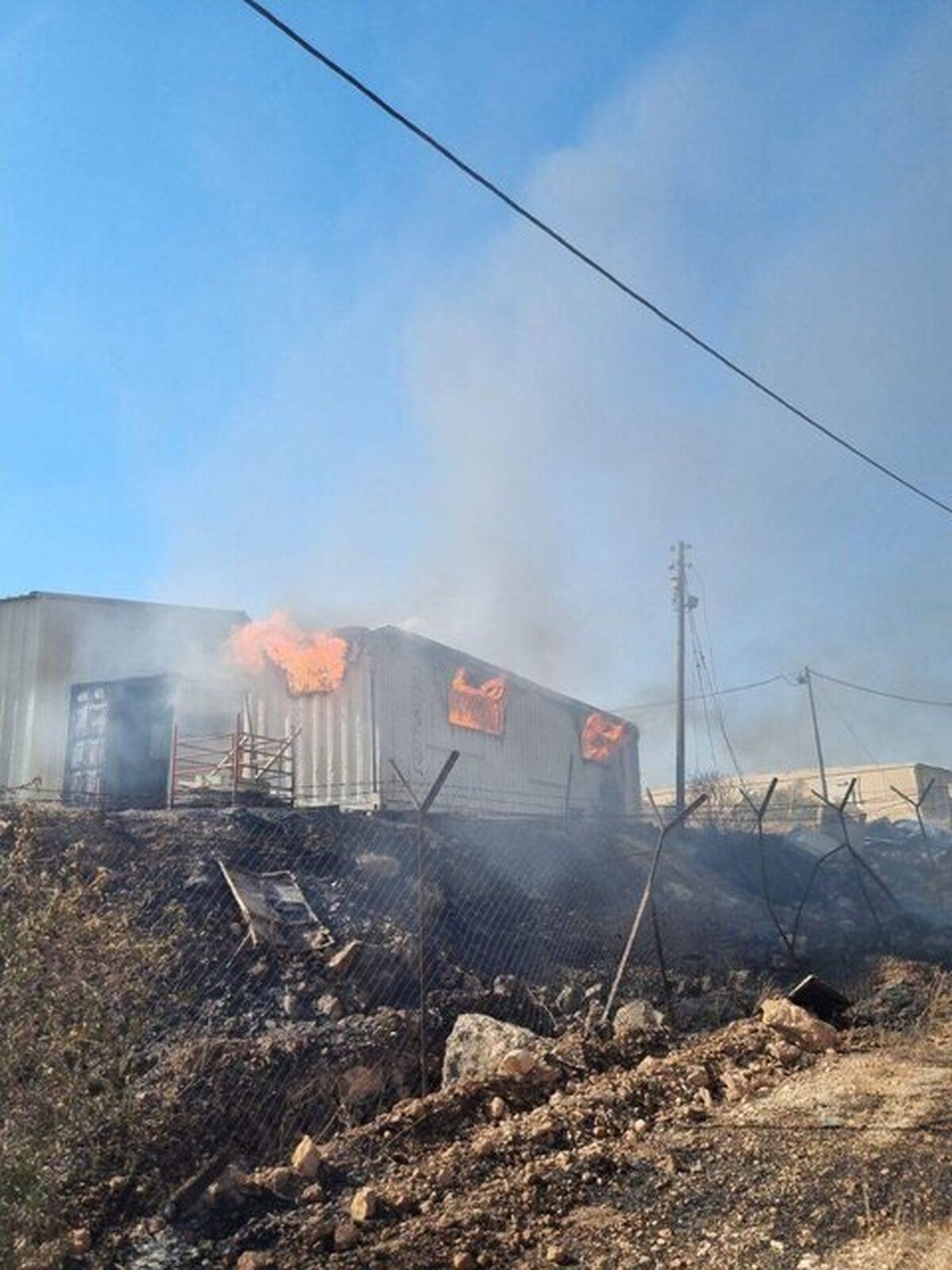 آتش‌سوزی گسترده در یکی از پایگاه‌های ارتش رژیم صهیونیستی