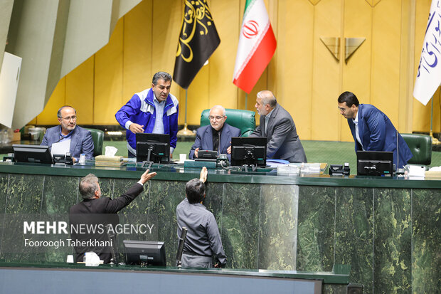 صحن علنی مجلس شورای اسلامی صبح روز یکشنبه ۱۵ مرداد ماه ۱۴۰۲ به ریاست محمد باقر قالیباف برگزار شد