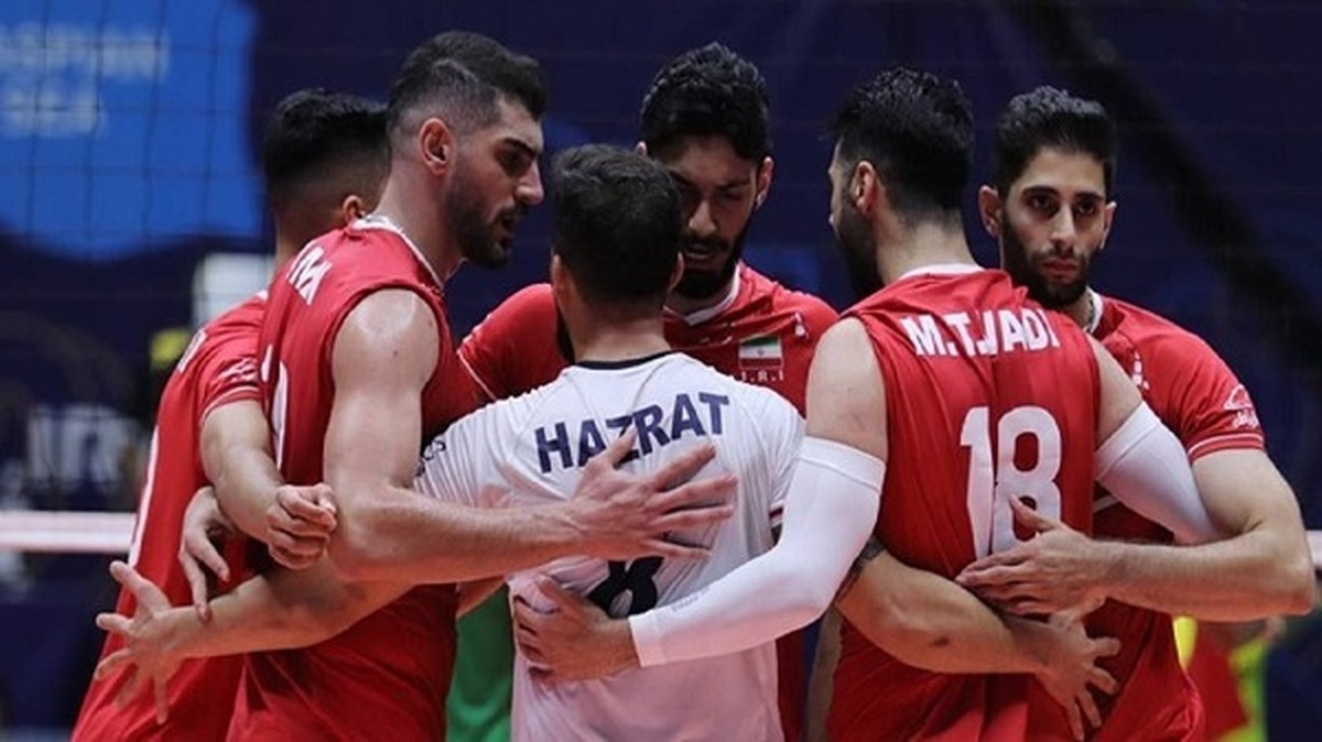 پیروزی والیبال ایران مقابل عراق