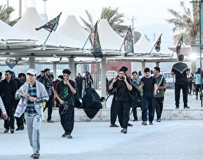 تصاویر | تردد روان «زائران اربعین» در مرز مهران