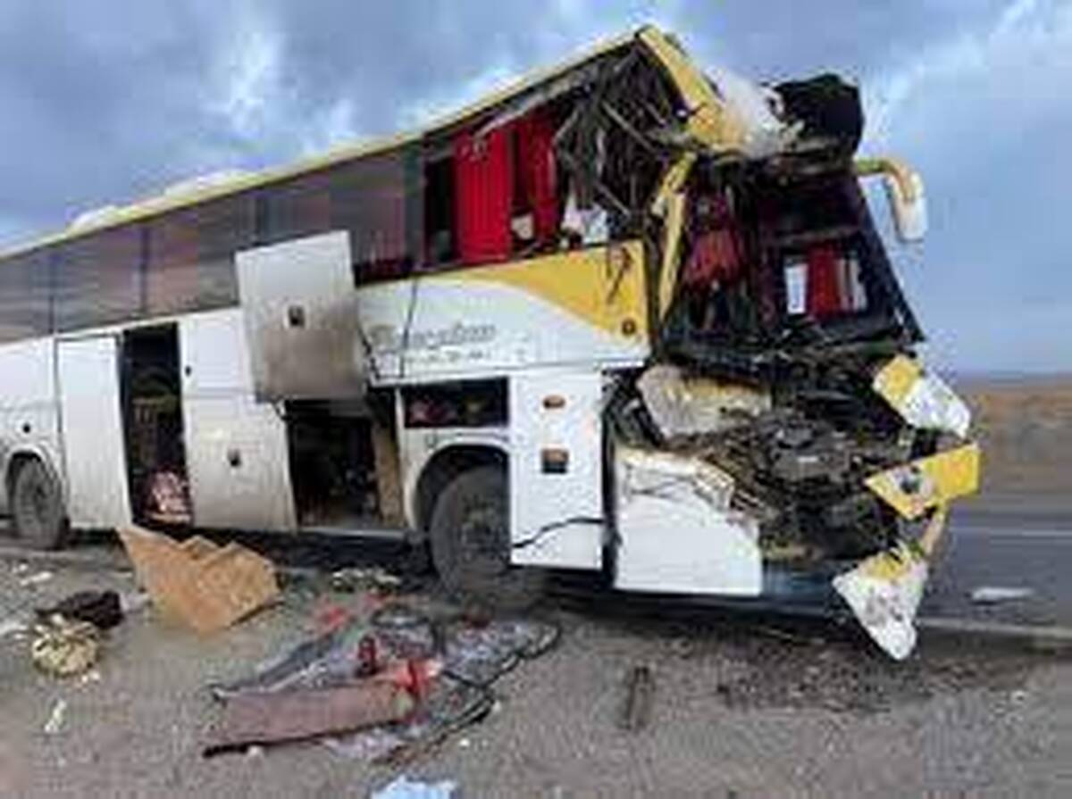 انفجار و آتش سوزی اتوبوس در مسیر همدان-کرمانشاه