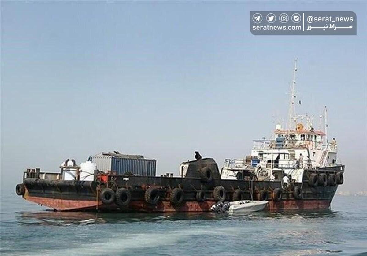 توقیف نفتکش خارجی حامل سوخت قاچاق در خلیج فارس
