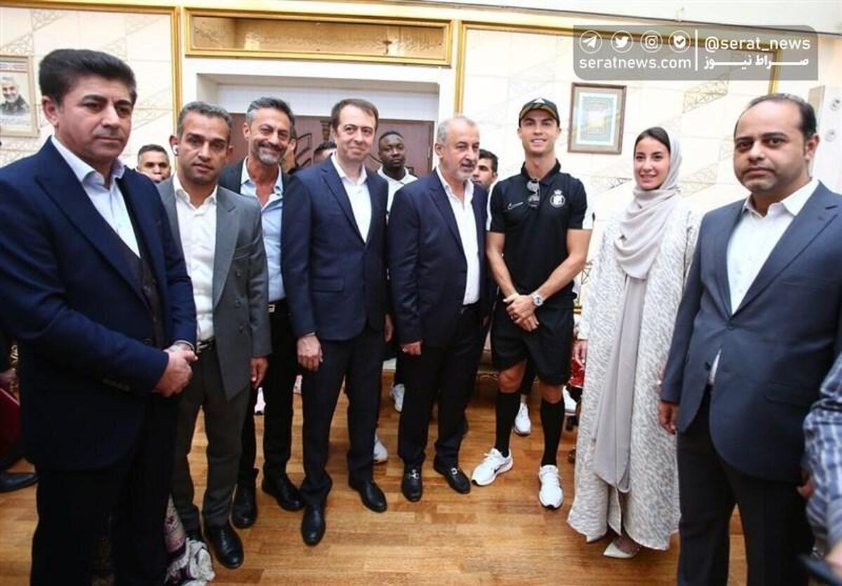 واکنش درویش بعد از عکس یادگاری دخترش با رونالدو
