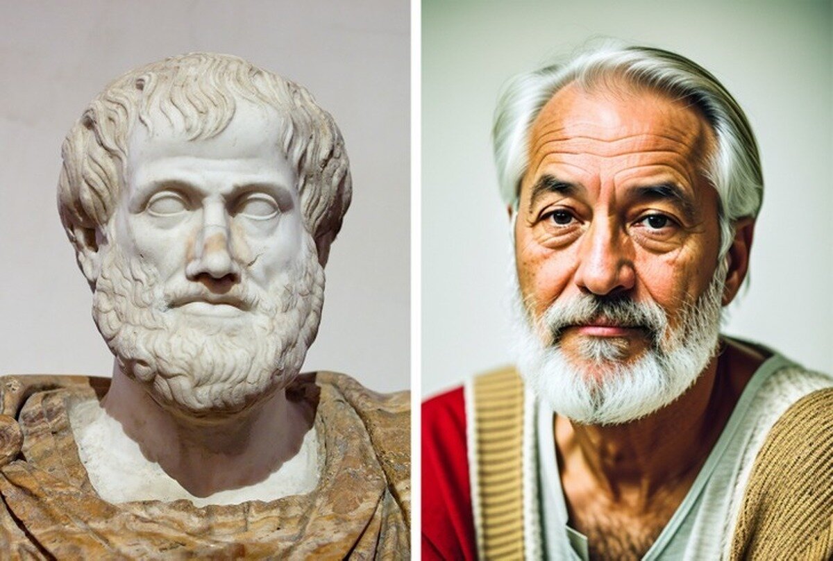 بازسازی عجیب چهره مشهورترین فیلسوف تاریخ توسط هوش مصنوعی/ عکس