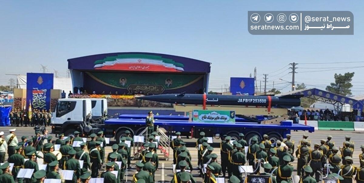 فیلم / اولین حضور موشک هایپرسونیک فتاح در مراسم رژه نیروهای مسلح