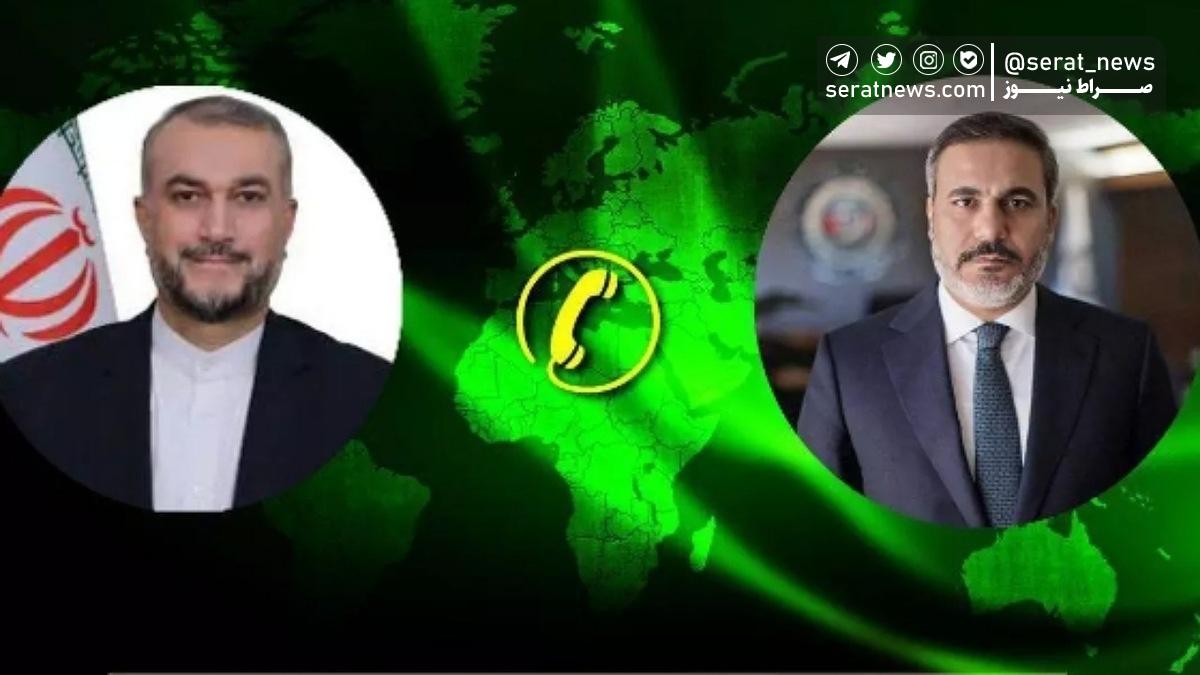 بررسی تحولات جاری فلسطین در گفت‌وگوی تلفنی وزیران خارجه ایران و ترکیه