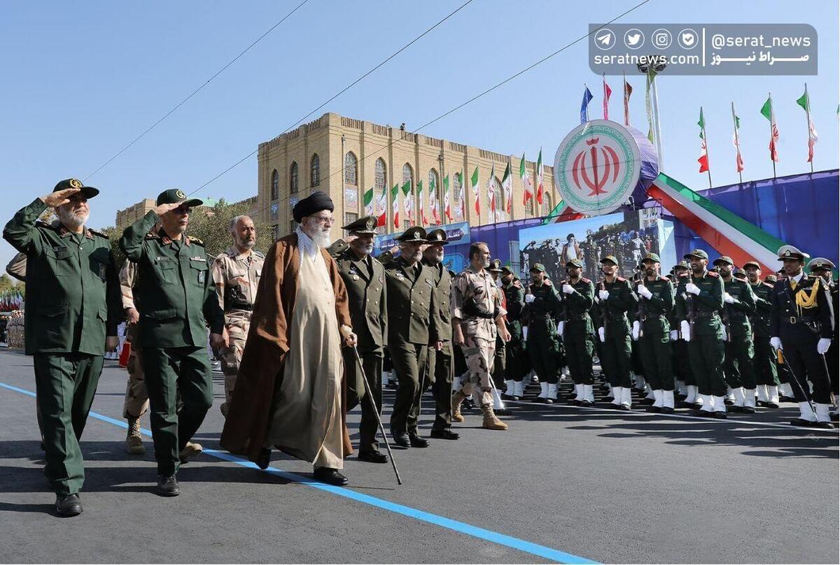 حضور رهبر انقلاب در مراسم دانش‌آموختگی دانشجویان دانشگاه‌های افسری