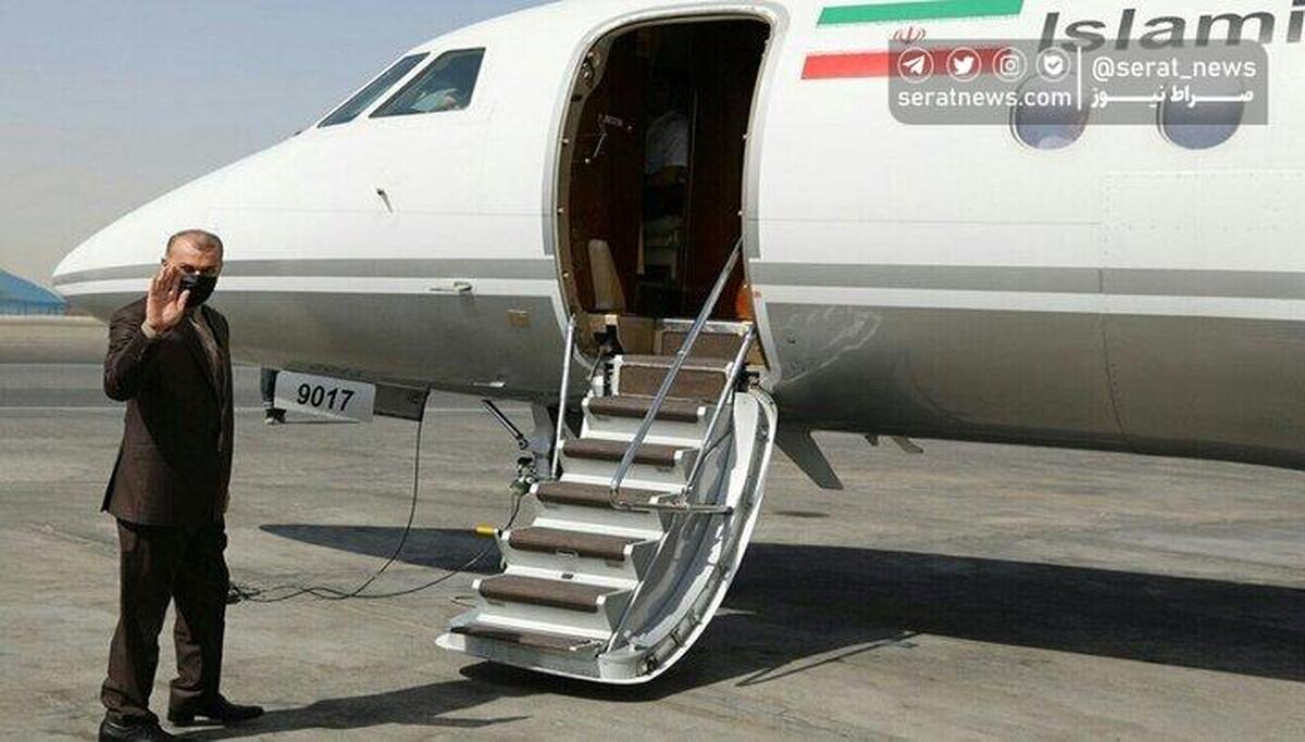 وزیر امور خارجه، تهران را به مقصد بغداد ترک می‌کند