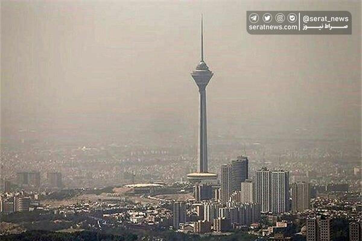 کیفیت هوای تهران برای گروه های حساس ناسالم شد