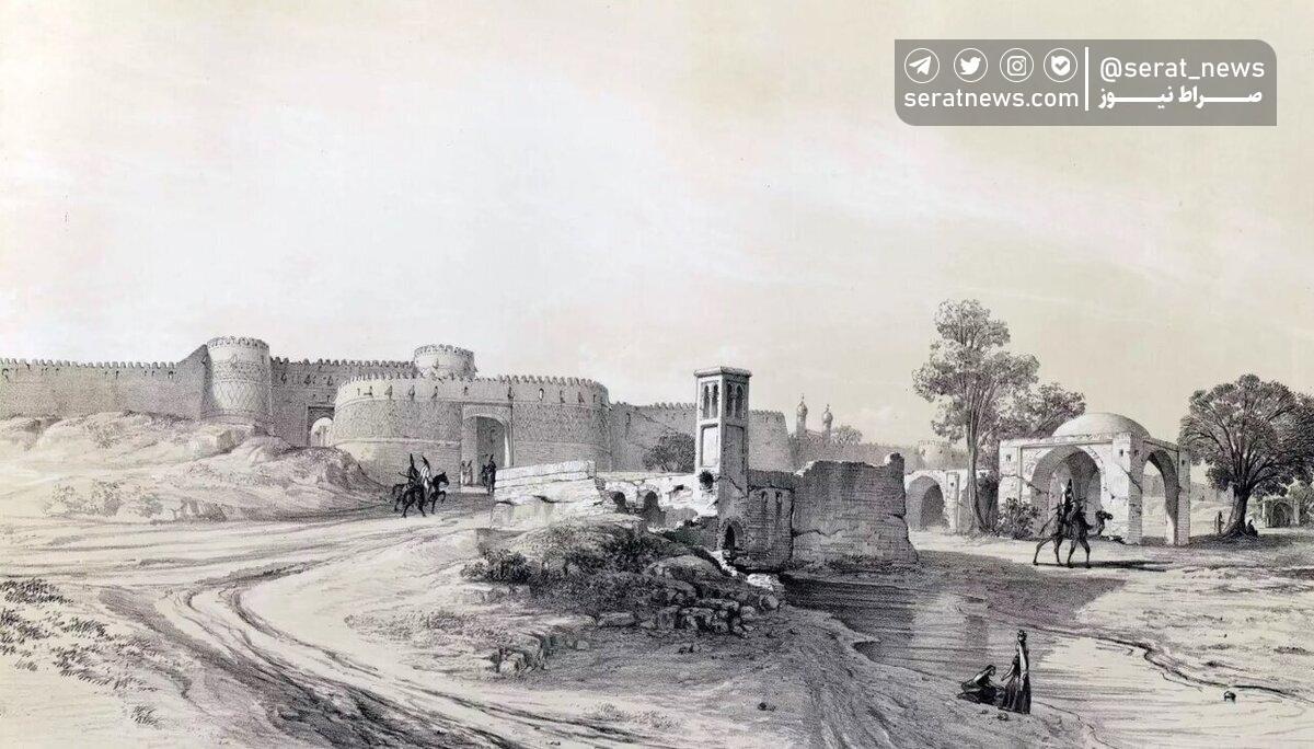 عکس| قدیمی‌ترین دیوار حفاظتی که دور تهران کشیده شد