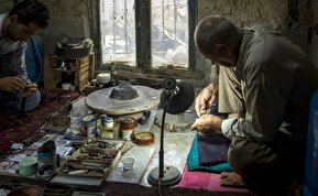 تصاویر / ساخت زیور آلات ترکمن