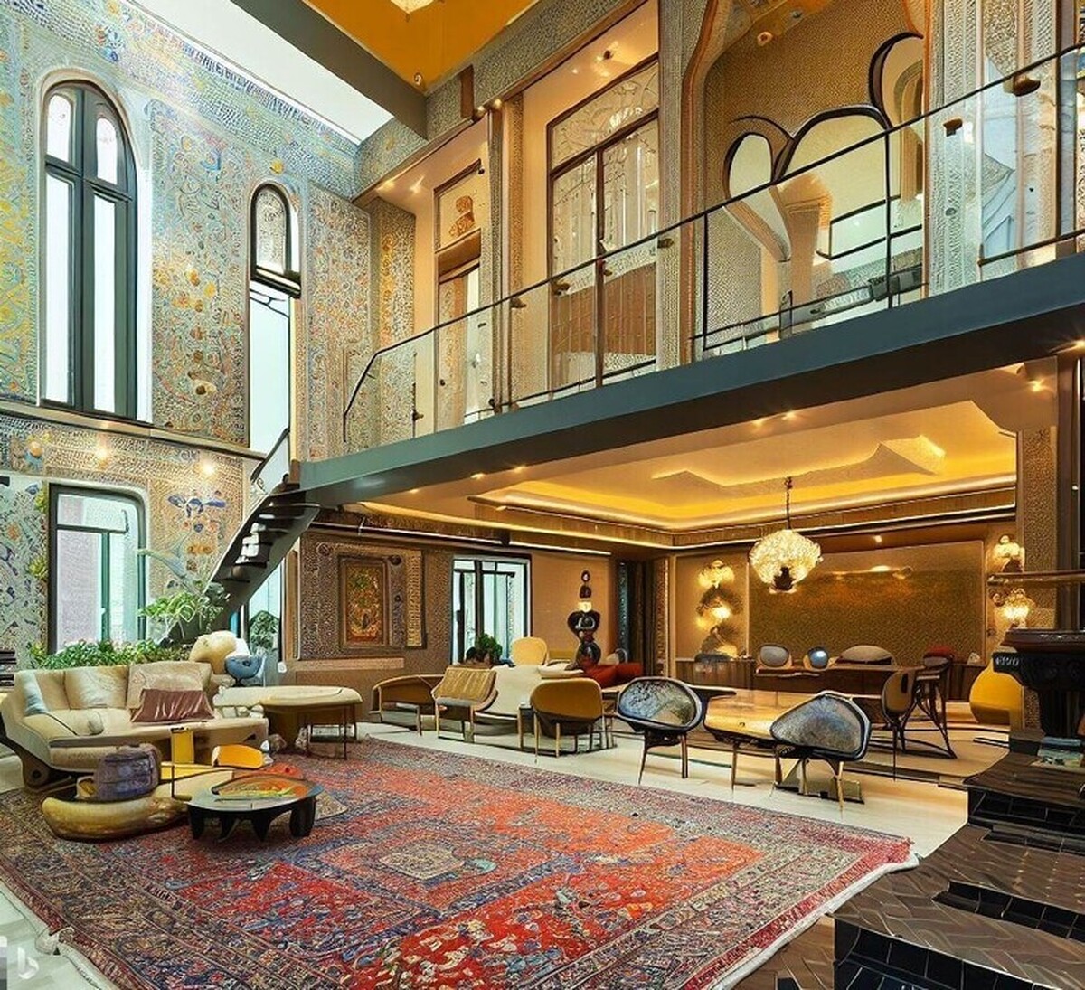 تصاویر / موزه هنر‌های ملی - حوضخانه باقی مانده از باغ قاجاری