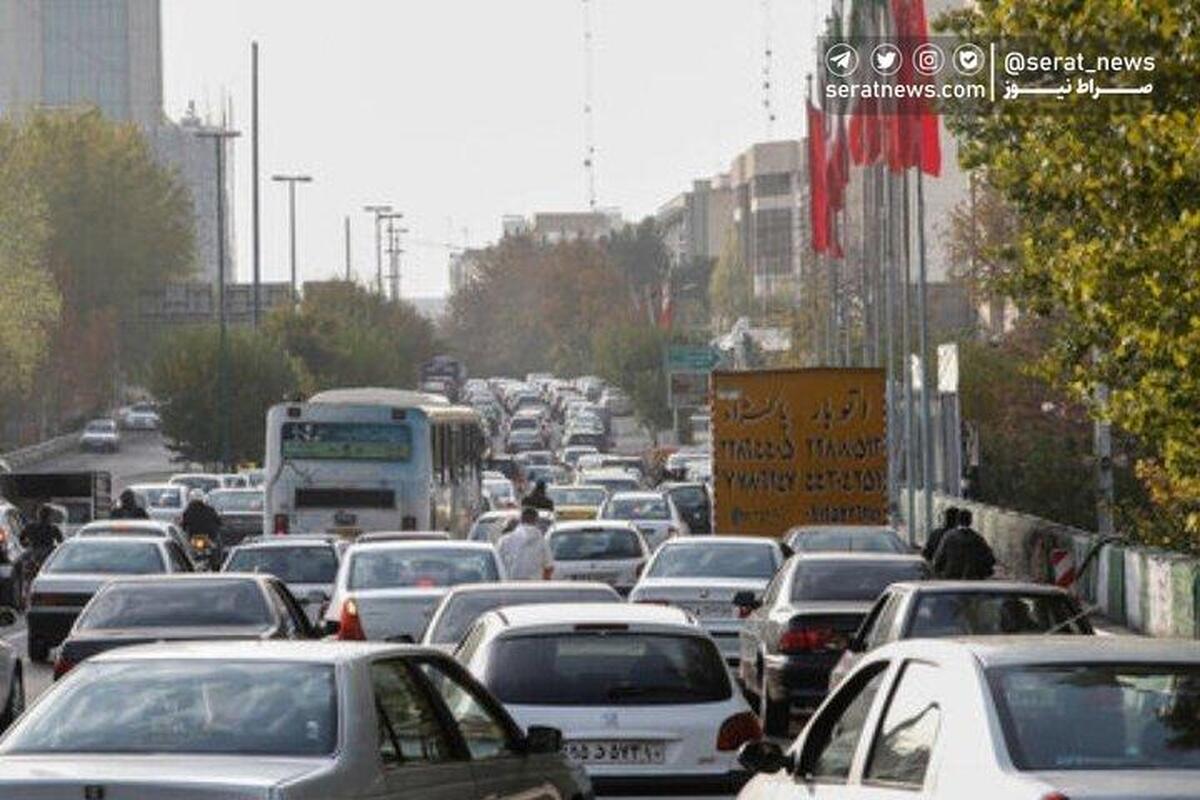 چهارشنبه‌ای پر ترافیک در تهران