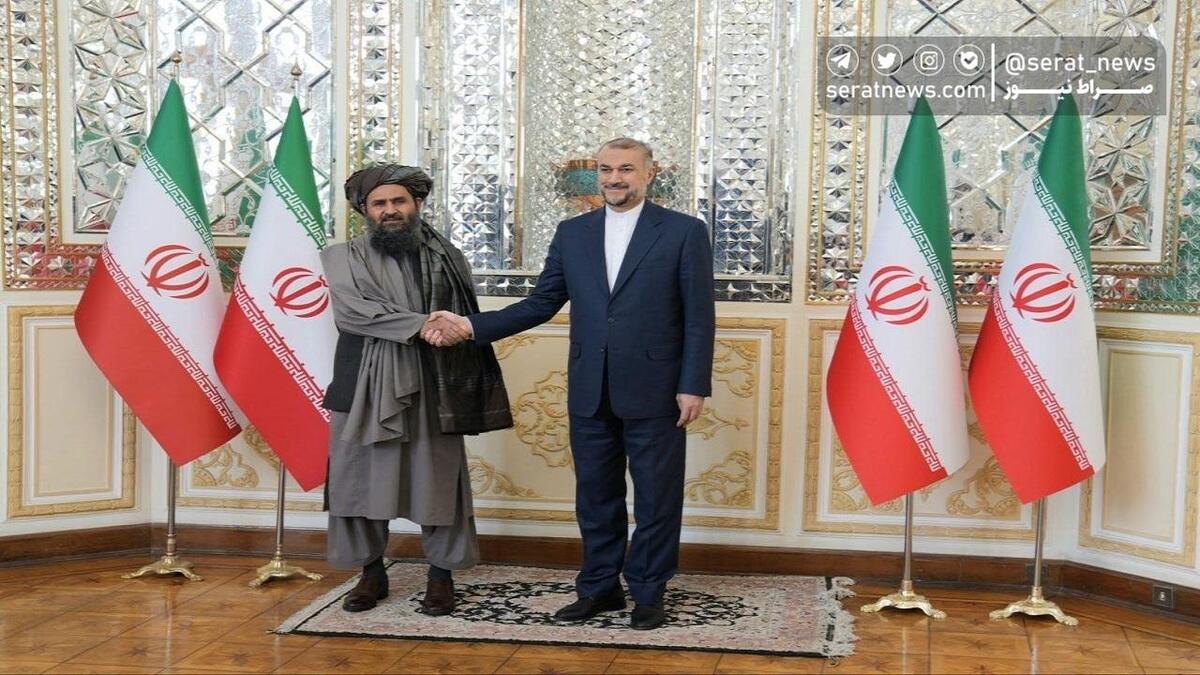 امیرعبداللهیان با ملاعبدالغنی برادر دیدار کرد