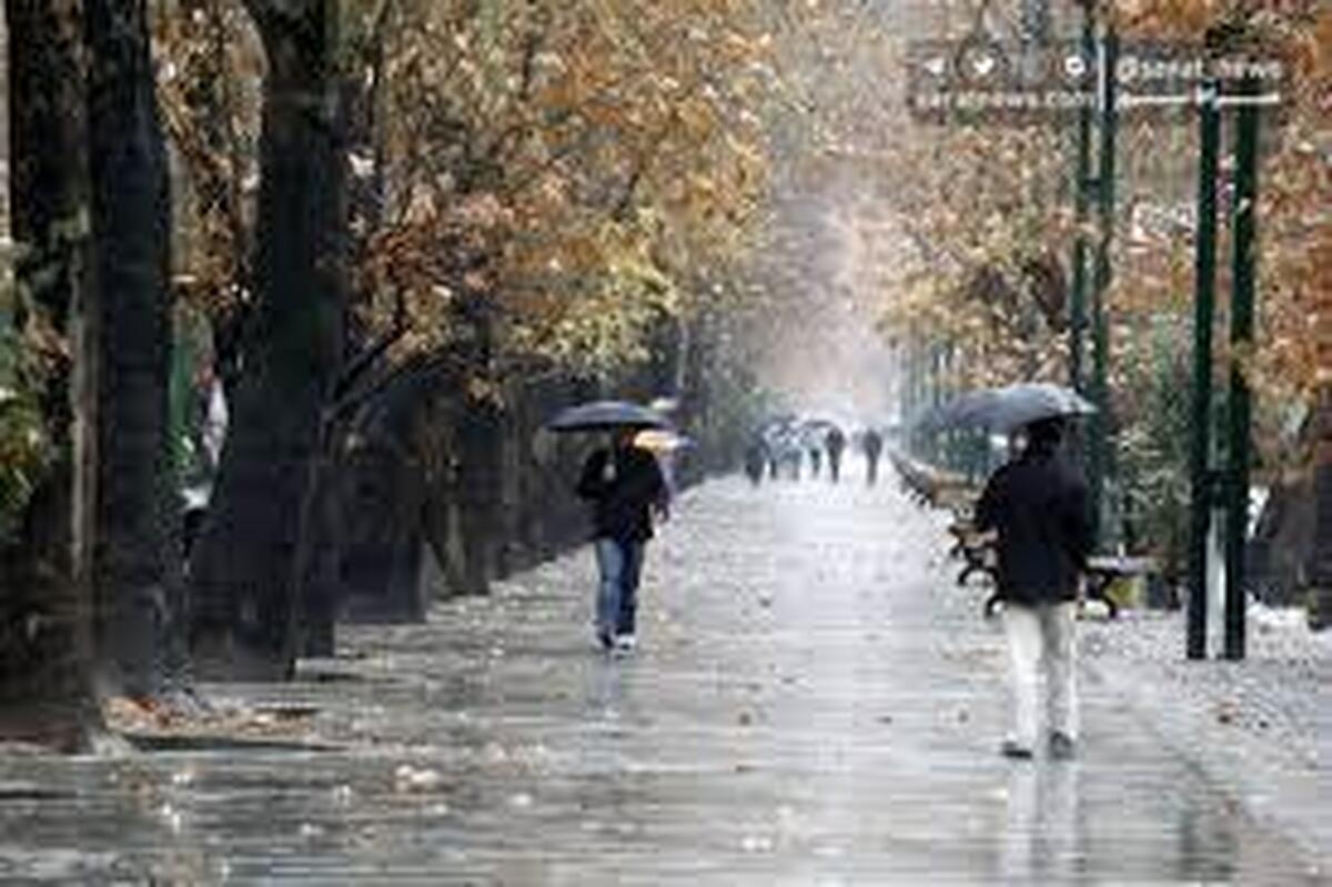 نفوذ سامانه بارش به استان تهران از سه شنبه