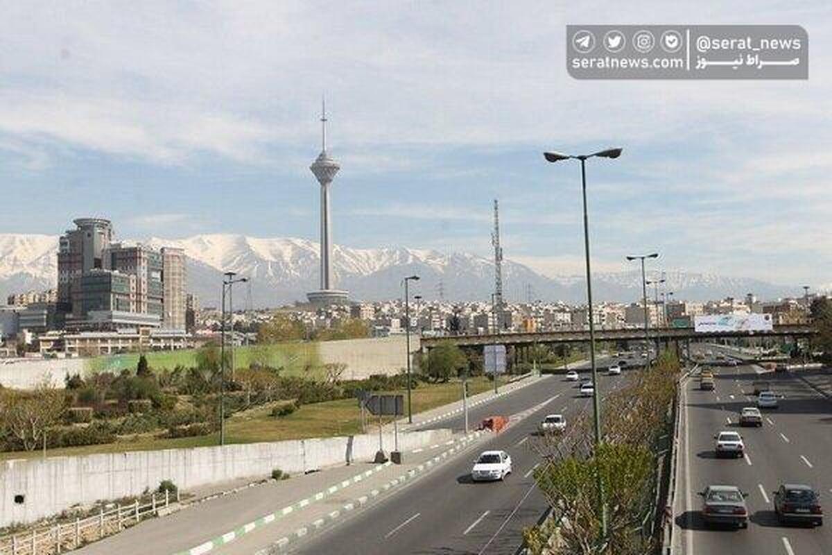 کیفیت هوای تهران از پنجشنبه بهبود می‌یابد