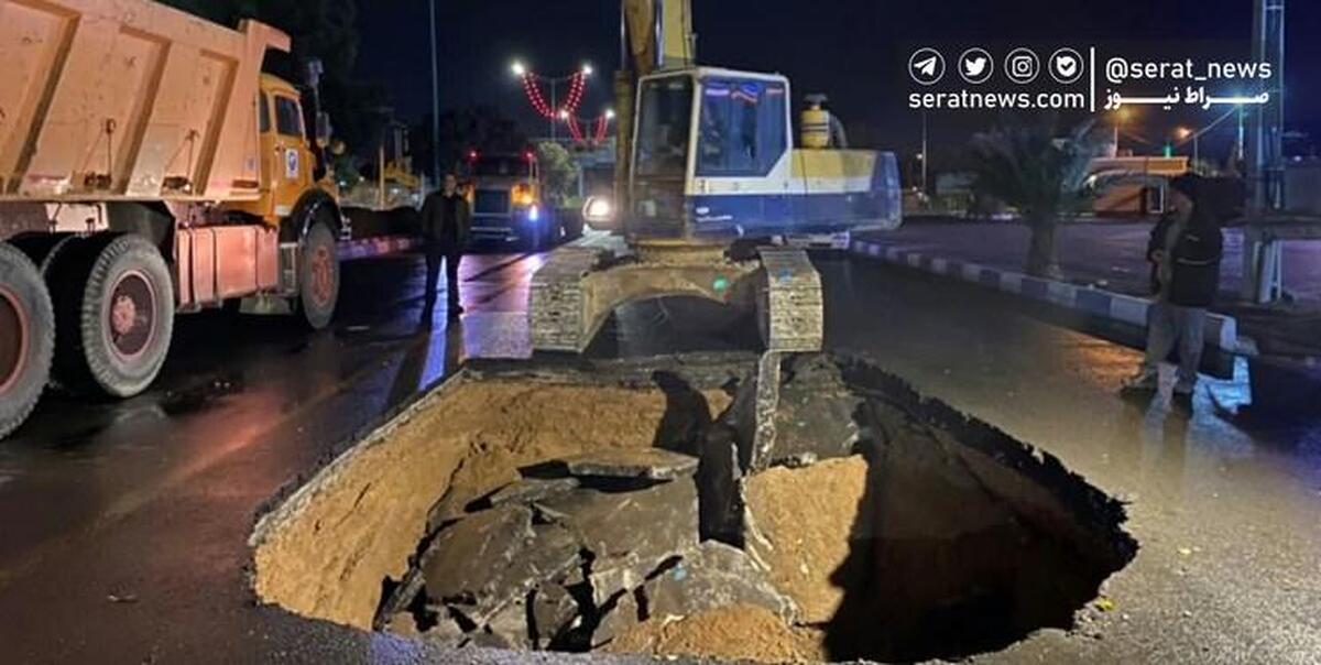 وقوع حادثه در خط انتقال فاضلاب شاهین‌شهر