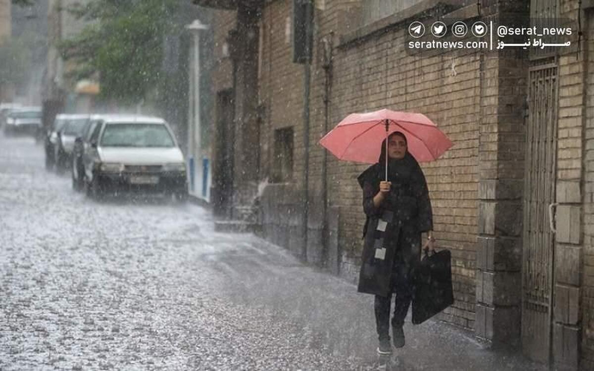 پیش بینی رگبار و رعد و برق در تهران از دوشنبه