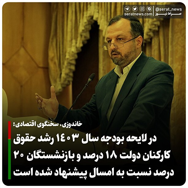 حقوق کارکنان دولت در بودجه ۱۴۰۳، ۱۸ درصدی افزایش می‌یابد