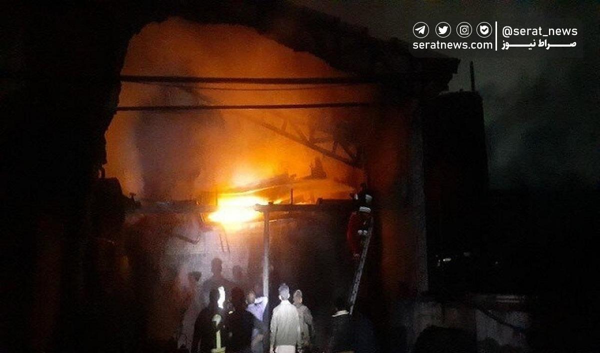 ماجرای آتش‌سوزی در برج اسکان تهران