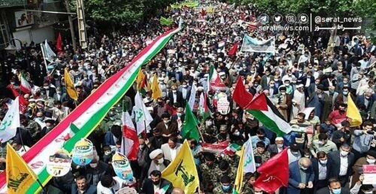 مردم ایران بار دیگر جنایات رژیم صهیونیستی را علیه مردم فلسطین محکوم کردند