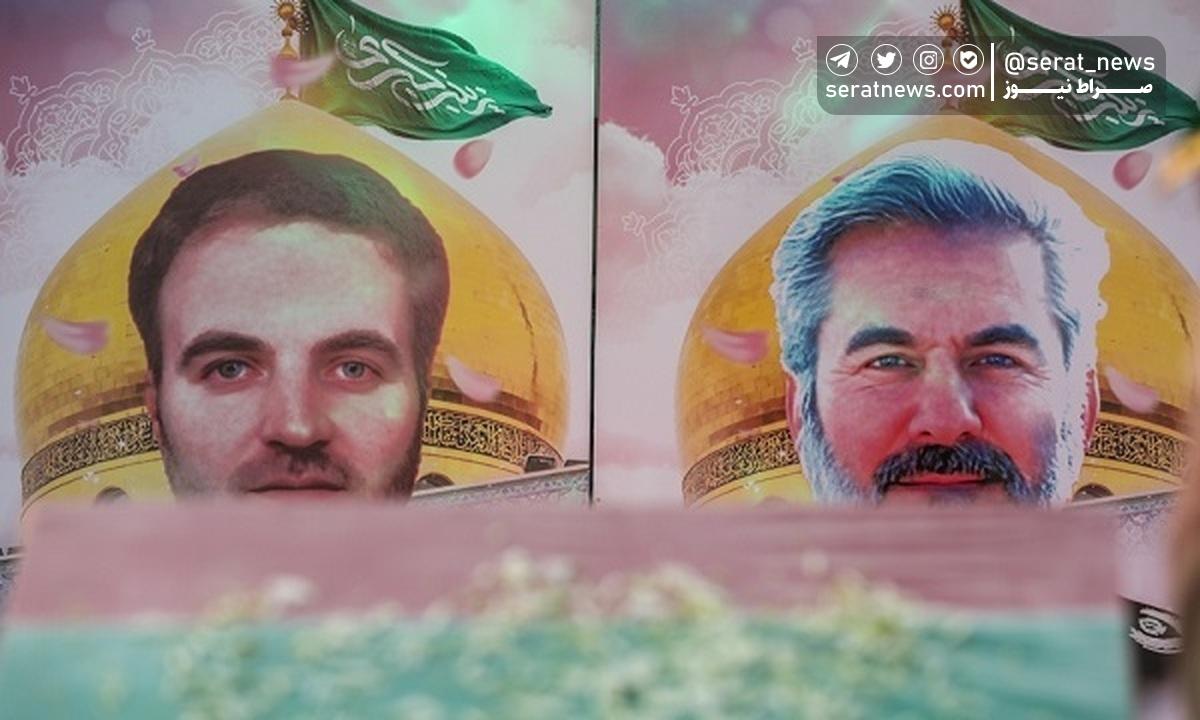 وداع مردم تهران با اولین شهیدان ایرانی راه قدس