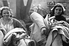 عکس/ ۲ پرستار انگلیسی در جنگ جهانی دوم